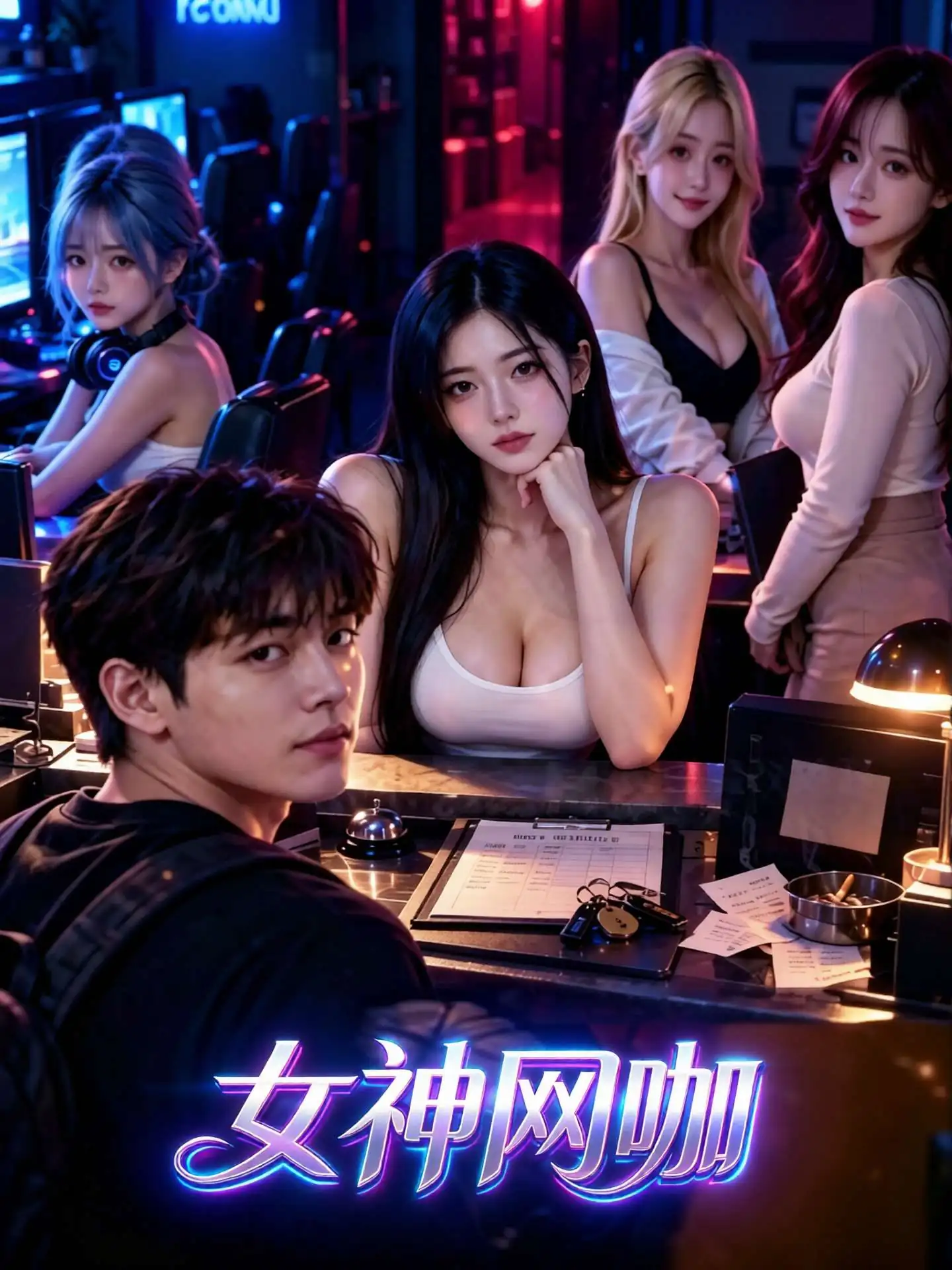 女神的网咖海报